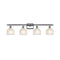 Dayton Bath Vanity Light shown in the Polished Chrome finish with a White shade