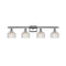 Dayton Bath Vanity Light shown in the Polished Chrome finish with a Clear shade