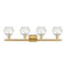 Innovations Lighting Deco Swirl 4 Light 36" Bath Vanity Light 516-4W-SG-G1213-6-LED