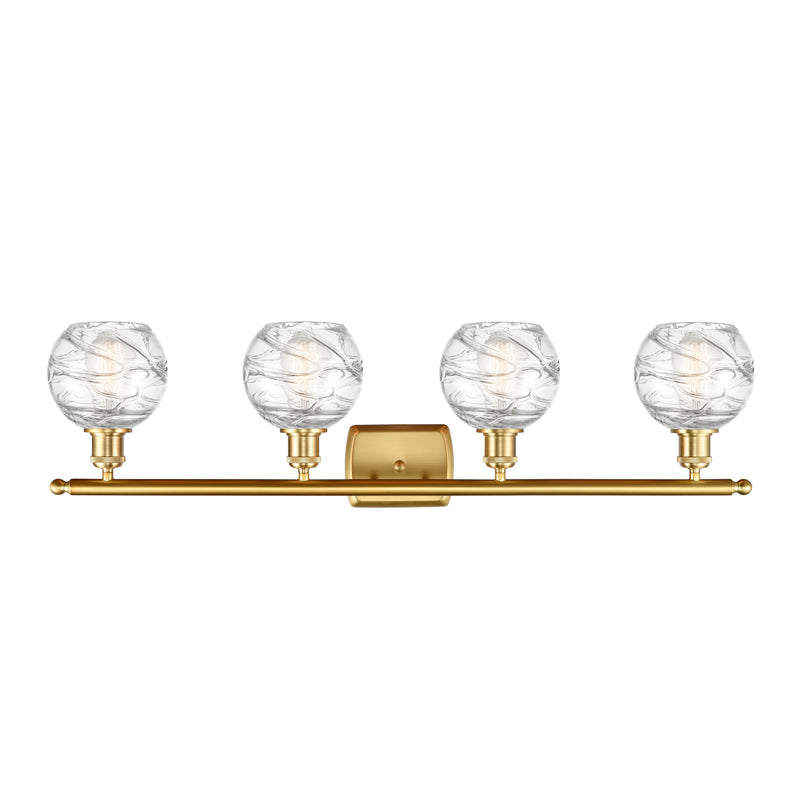 Innovations Lighting Deco Swirl 4 Light 36" Bath Vanity Light 516-4W-SG-G1213-6
