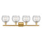 Innovations Lighting Deco Swirl 4 Light 36" Bath Vanity Light 516-4W-SG-G1213-8-LED