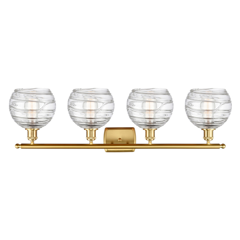Innovations Lighting Deco Swirl 4 Light 36" Bath Vanity Light 516-4W-SG-G1213-8-LED