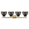 Innovations Lighting Adirondack 4 Light Bath Vanity Light Part Of The Ballston Collection 516-4W-SG-M14-BK-LED