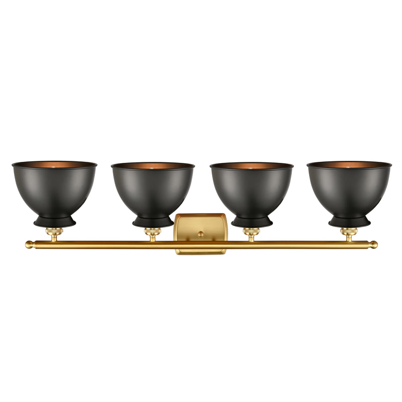 Innovations Lighting Adirondack 4 Light Bath Vanity Light Part Of The Ballston Collection 516-4W-SG-M14-BK-LED