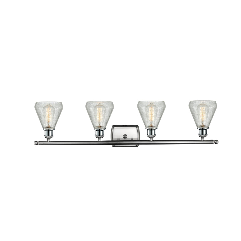 Innovations Lighting Conesus 4 Light Bath Vanity Light Part Of The Ballston Collection 516-4W-SN-G275-LED