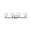 Innovations Lighting Dayton 4 Light Bath Vanity Light Part Of The Ballston Collection 516-4W-SN-G411