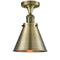 Innovations Lighting Appalachian 1 Light Semi-Flush Mount Part Of The Franklin Restoration Collection 517-1CH-AB-M13-AB