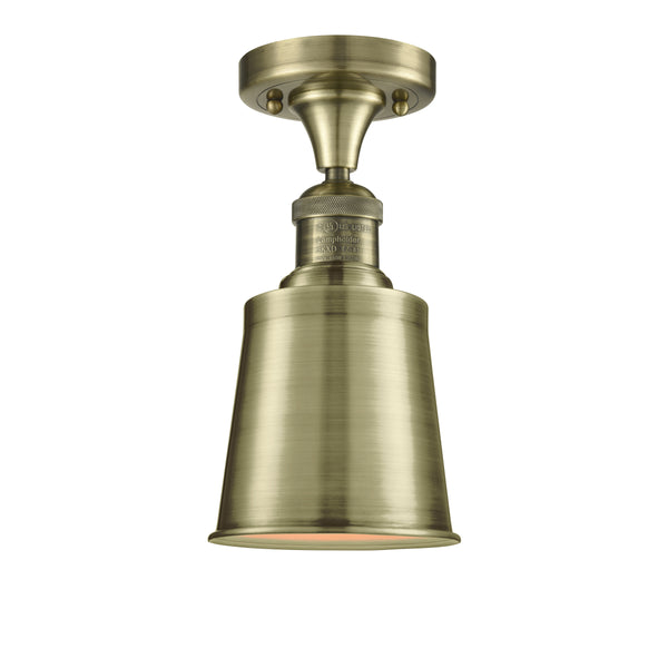 Innovations Lighting Addison 1 Light Semi-Flush Mount Part Of The Franklin Restoration Collection 517-1CH-AB-M9-AB