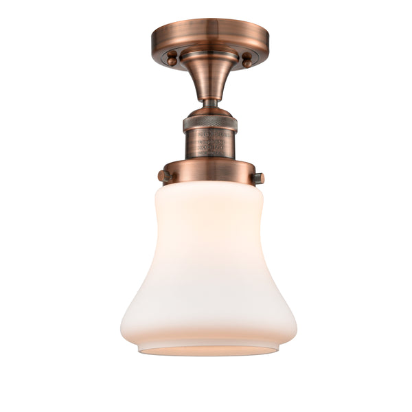 Innovations Lighting Bellmont 1 Light Semi-Flush Mount Part Of The Franklin Restoration Collection 517-1CH-AC-G191