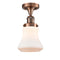 Innovations Lighting Bellmont 1 Light Semi-Flush Mount Part Of The Franklin Restoration Collection 517-1CH-AC-G191