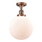 Innovations Lighting Beacon 1 Light 10" Semi-Flush Mount 517-1CH-AC-G201-10