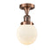 Innovations Lighting Beacon 1 Light 6" Semi-Flush Mount 517-1CH-AC-G201-6-LED