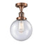 Innovations Lighting Beacon 1 Light 8" Semi-Flush Mount 517-1CH-AC-G204-8-LED