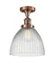 Innovations Lighting Seneca Falls 1 Light Semi-Flush Mount Part Of The Franklin Restoration Collection 517-1CH-AC-G222-LED