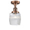 Innovations Lighting Colton 1 Light Semi-Flush Mount Part Of The Franklin Restoration Collection 517-1CH-AC-G302