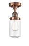 Innovations Lighting Dover 1 Light Semi-Flush Mount Part Of The Franklin Restoration Collection 517-1CH-AC-G312-LED