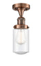 Innovations Lighting Dover 1 Light Semi-Flush Mount Part Of The Franklin Restoration Collection 517-1CH-AC-G314-LED