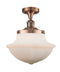 Innovations Lighting Oxford 1 Light 11.75" Semi-Flush Mount 517-1CH-AC-G541-LED