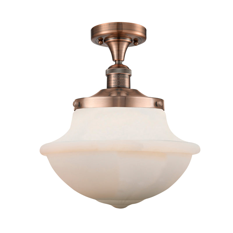 Innovations Lighting Oxford 1 Light 11.75" Semi-Flush Mount 517-1CH-AC-G541