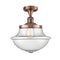 Innovations Lighting Oxford 1 Light 11.75" Semi-Flush Mount 517-1CH-AC-G544