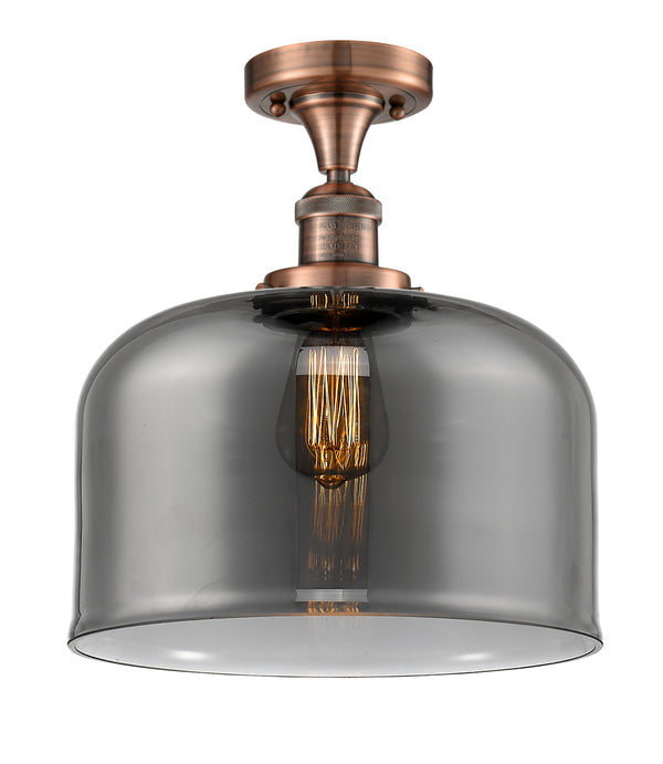 Innovations Lighting X-Large Bell 1 Light Semi-Flush Mount Part Of The Franklin Restoration Collection 517-1CH-AC-G73-L