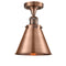 Innovations Lighting Appalachian 1 Light Semi-Flush Mount Part Of The Franklin Restoration Collection 517-1CH-AC-M13-AC