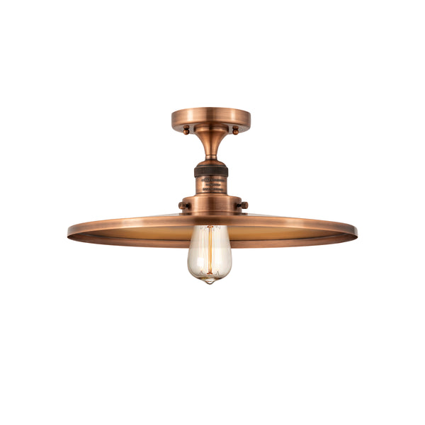 Innovations Lighting Appalachian 1 Light" Semi-Flush Mount 517-1CH-AC-MFR-AC-16