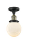 Innovations Lighting Beacon 1 Light 6" Semi-Flush Mount 517-1CH-BAB-G201-6-LED