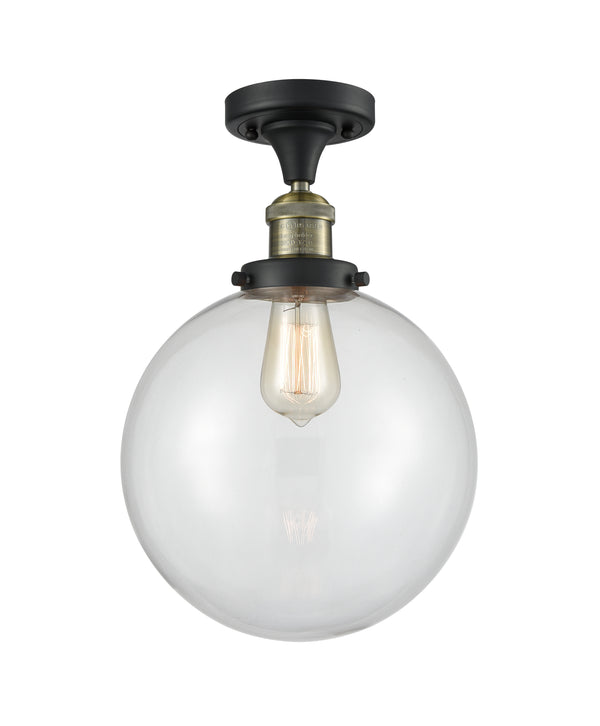 Innovations Lighting Beacon 1 Light 10" Semi-Flush Mount 517-1CH-BAB-G202-10-LED