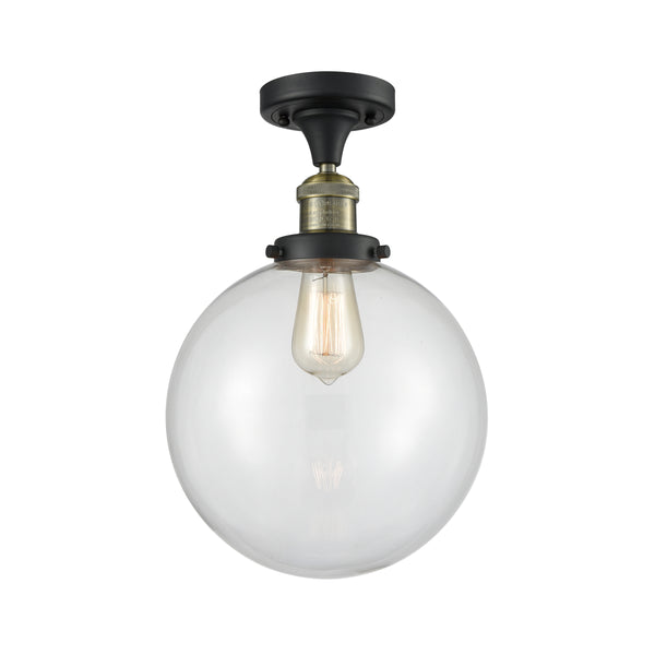 Innovations Lighting Beacon 1 Light 10" Semi-Flush Mount 517-1CH-BAB-G202-10