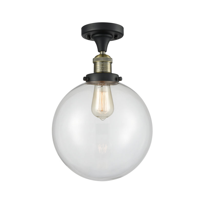 Innovations Lighting Beacon 1 Light 10" Semi-Flush Mount 517-1CH-BAB-G202-10