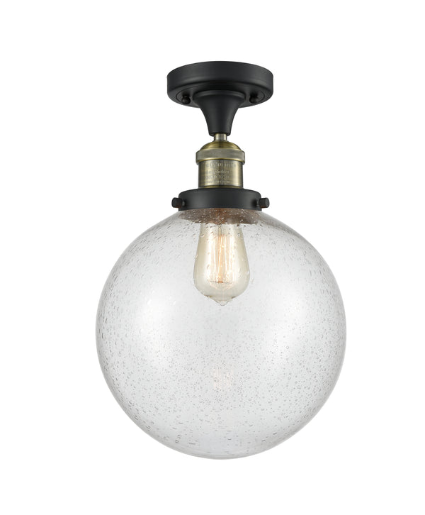 Innovations Lighting Beacon 1 Light 10" Semi-Flush Mount 517-1CH-BAB-G204-10-LED