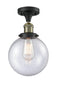 Innovations Lighting Beacon 1 Light 8" Semi-Flush Mount 517-1CH-BAB-G204-8-LED