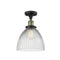 Innovations Lighting Seneca Falls 1 Light Semi-Flush Mount Part Of The Franklin Restoration Collection 517-1CH-BAB-G222