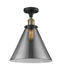 Innovations Lighting X-Large Cone 1 Light Semi-Flush Mount Part Of The Franklin Restoration Collection 517-1CH-BAB-G43-L