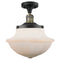 Innovations Lighting Oxford 1 Light 11.75" Semi-Flush Mount 517-1CH-BAB-G541