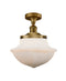 Innovations Lighting Oxford 1 Light 11.75" Semi-Flush Mount 517-1CH-BB-G541-LED