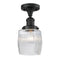 Innovations Lighting Colton 1 Light Semi-Flush Mount Part Of The Franklin Restoration Collection 517-1CH-BK-G302