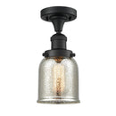 Innovations Lighting Small Bell 1 Light Semi-Flush Mount Part Of The Franklin Restoration Collection 517-1CH-BK-G58