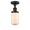 Innovations Lighting Dover 1 Light Semi-Flush Mount Part Of The Franklin Restoration Collection 517-1CH-OB-G311