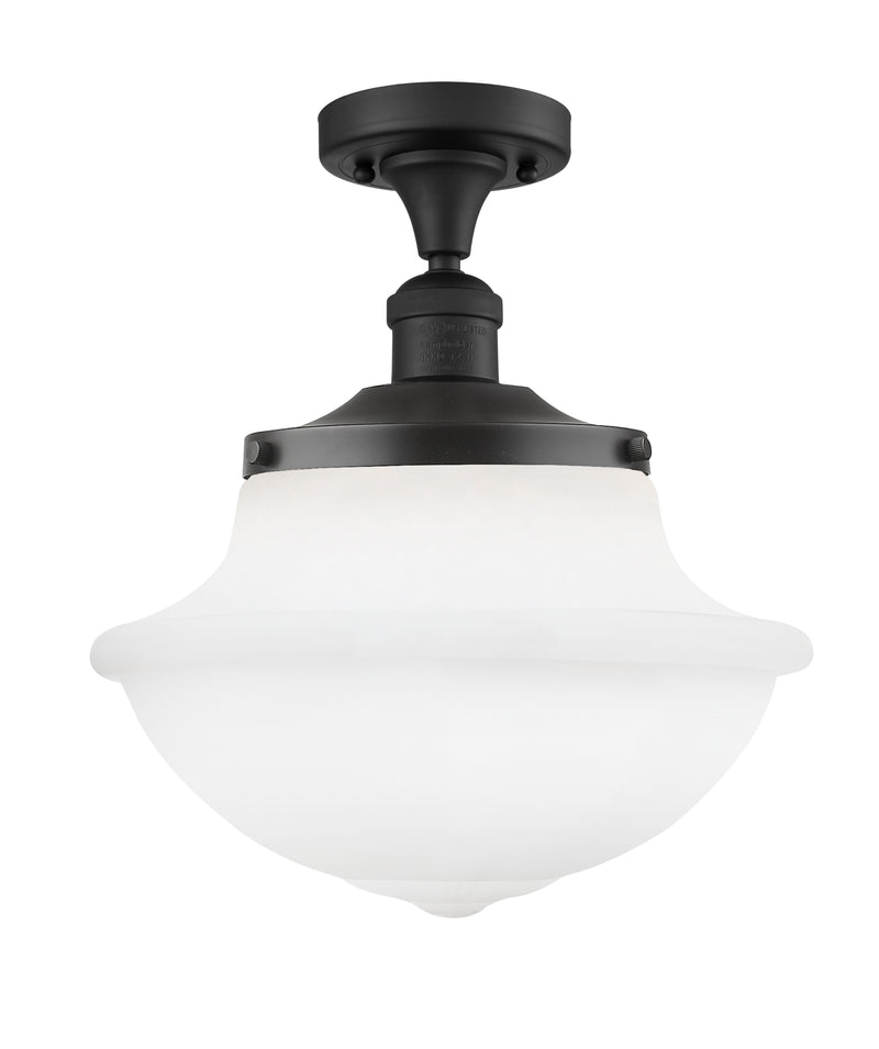 Innovations Lighting Oxford 1 Light 11.75" Semi-Flush Mount 517-1CH-OB-G541-LED