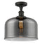 Innovations Lighting X-Large Bell 1 Light Semi-Flush Mount Part Of The Franklin Restoration Collection 517-1CH-OB-G73-L