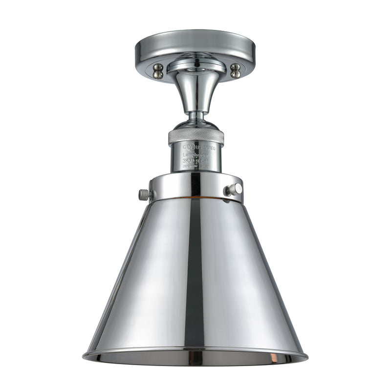 Innovations Lighting Appalachian 1 Light Semi-Flush Mount Part Of The Franklin Restoration Collection 517-1CH-PC-M13-PC