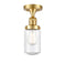 Innovations Lighting Dover 1 Light Semi-Flush Mount Part Of The Franklin Restoration Collection 517-1CH-SG-G314-LED