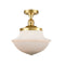 Innovations Lighting Oxford 1 Light 11.75" Semi-Flush Mount 517-1CH-SG-G541