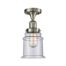 Innovations Lighting Canton 1 Light Semi-Flush Mount Part Of The Franklin Restoration Collection 517-1CH-SN-G184