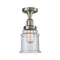 Innovations Lighting Canton 1 Light Semi-Flush Mount Part Of The Franklin Restoration Collection 517-1CH-SN-G184