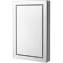 Aquadom Royal Basic Bathroom Medicine Cabinet with LED Lighting Touch Screen Button Dimmer RBQ-2430R