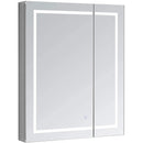 Aquadom Royal Basic Bathroom Medicine Cabinet W/Led Lighting Touch Screen Button Dimmer RBQ-3030