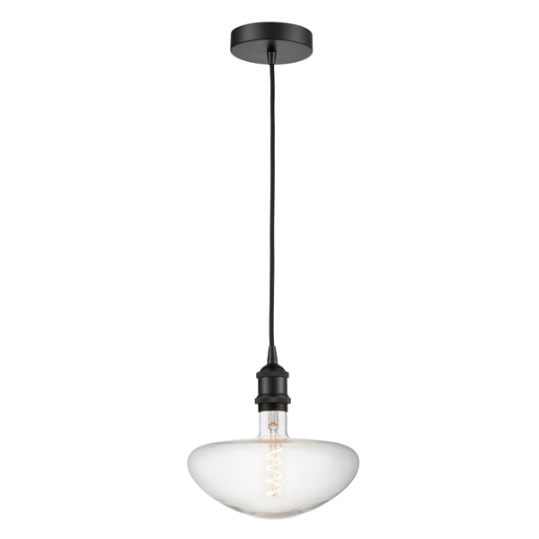 Edison Mini Pendant shown in the Matte Black finish